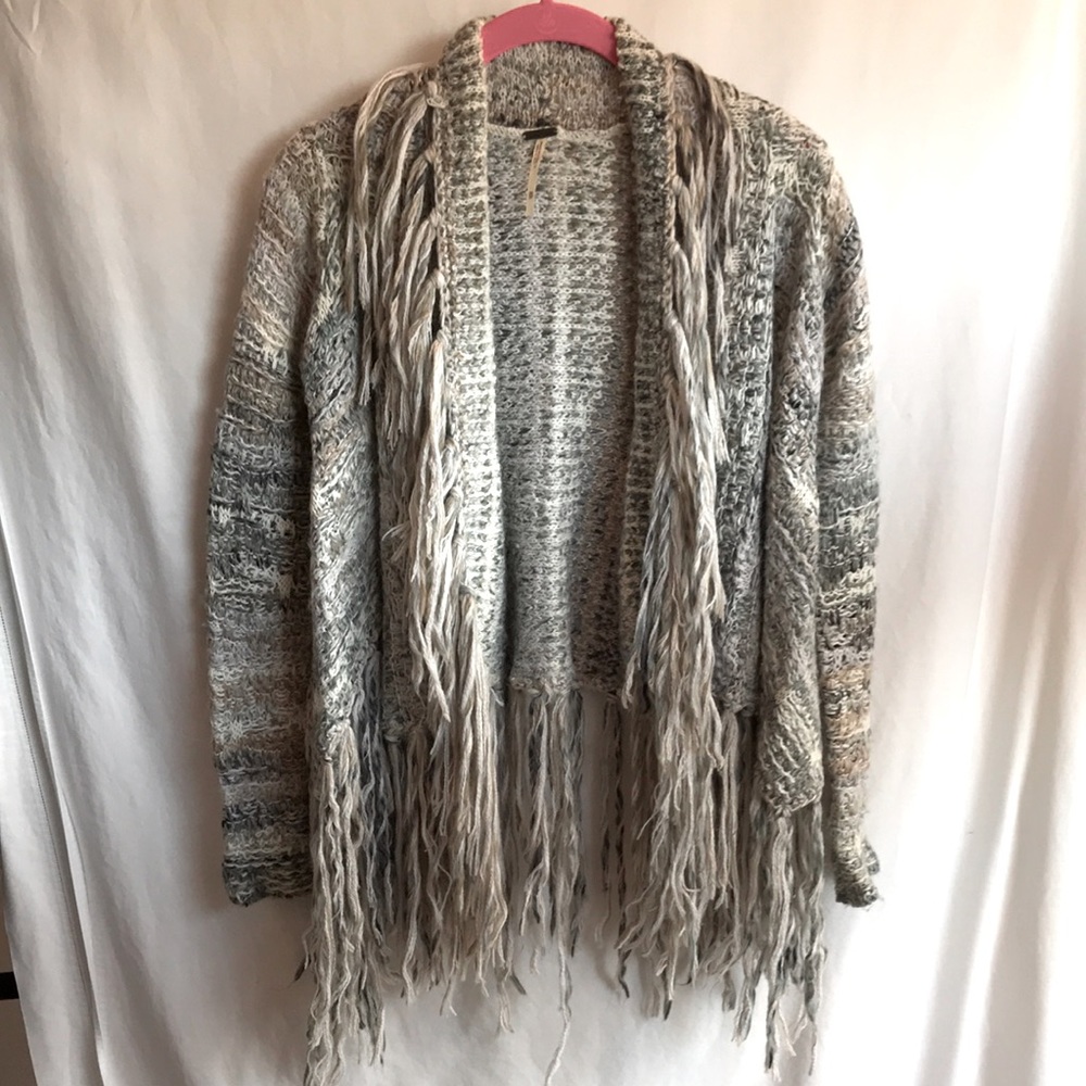 Fringed Free People Cardigan (BUY 3 GET 1 FREE!)*